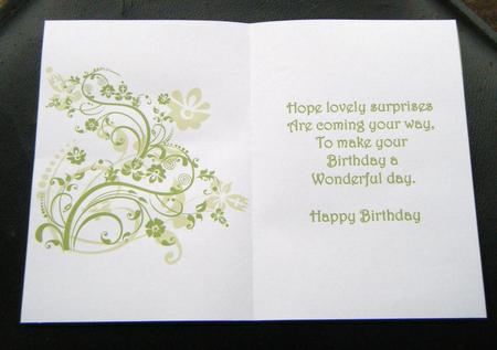 Have a Wonderful Birthday Insert by Charlie Angel
