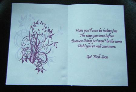 Hope You Feel Better Soon Insert by Charlie Angel