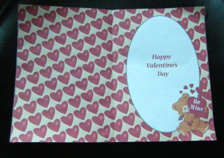 Valentine's Bear Insert (cream) by Charlie Angel