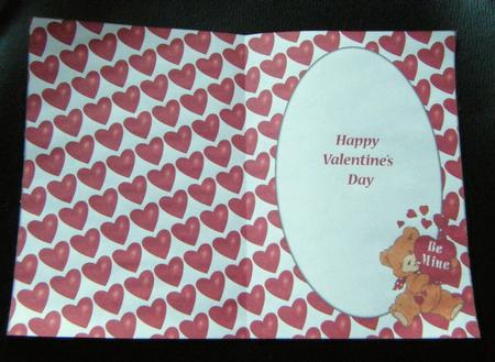 Valentine's Bear Insert (white) by Charlie Angel