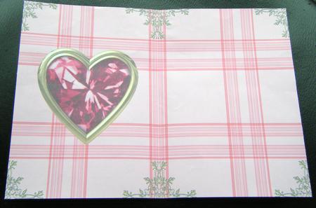 Quartz Birthstone Golden Heart Insert by Charlie Angel