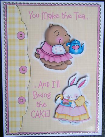 You Make the Tea & I'll Bring the Cake! - Button-flap Front by Charlie Angel
