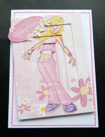 Pink Flower Girl Inverted Pyramid. by Charlie Angel