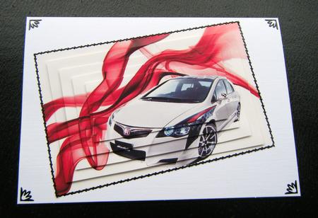 Honda Accord Quick Card Pyramid by Charlie Angel