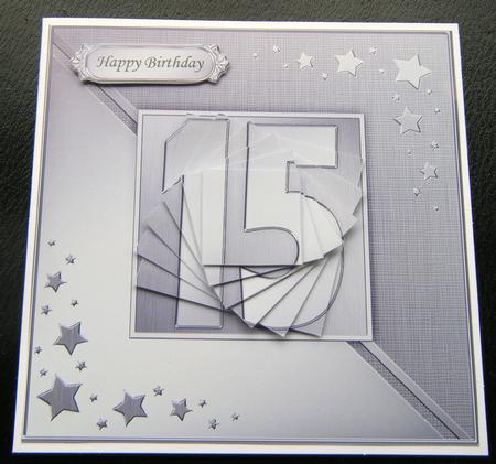 15th Metallic Age Quick Card with Twisted Pyramage by Charlie Angel