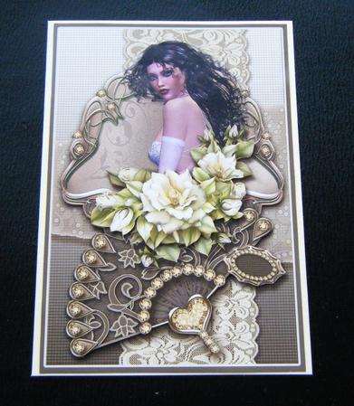 Liberty Cameo A4 Card Front by Charlie Angel
