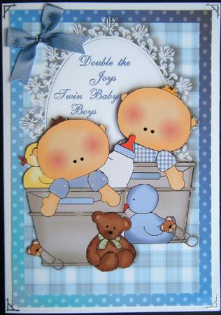 Twin Baby Boys by Charlie Angel