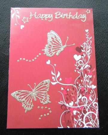 Hearts & Butterfly Swirls Backing Paper by Charlie Angel