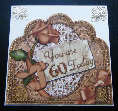 Gold 60 Today Ornate Scallop Deco Stacker by Charlie Angel