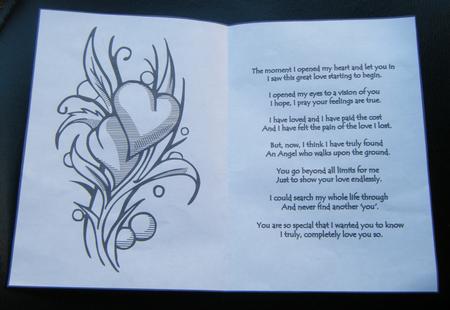 The Moment I Opened My Heart Insert by Charlie Angel