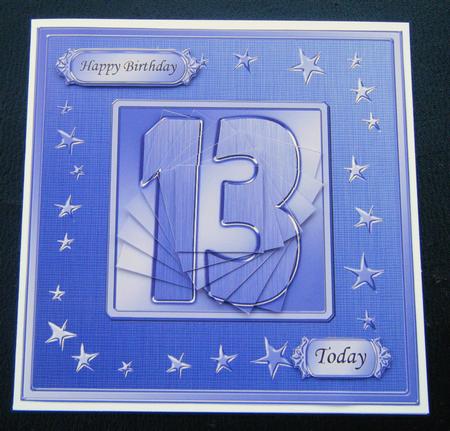 13th Bright Metallic Age Quick Card with Twisted Pyramage by Charlie Angel