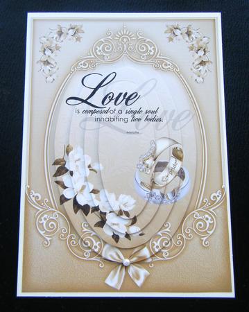 Roses, Candles and Rings Card Fronts by Charlie Angel