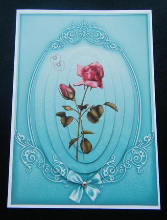 A Red Rose Card Fronts by Charlie Angel