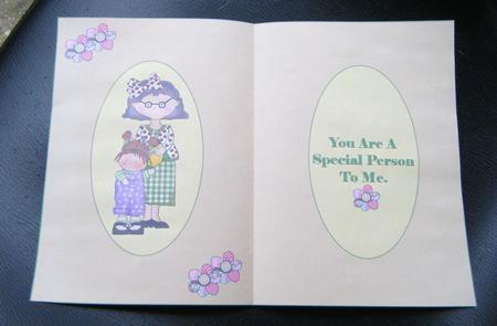 To a Special Person Insert by Charlie Angel