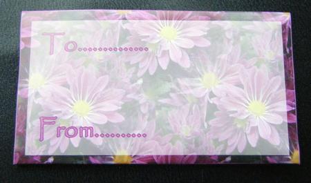 Purple Floral Delight Money Wallet by Charlie Angel