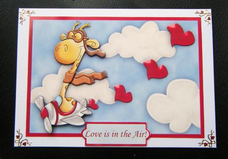 Love is in the Air Topper and Decoupage by Charlie Angel