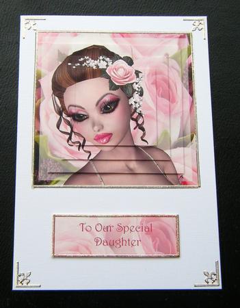 Cameo in the Bloom Pyramid Card by Charlie Angel