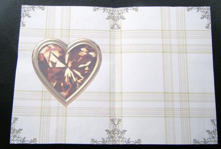 Topaz Birthstone Golden Heart Insert by Charlie Angel