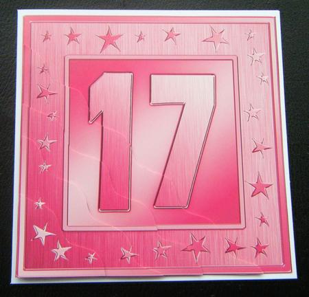 17th Bright Metallic Age Quick Card with Twisted Pyramage by Charlie Angel