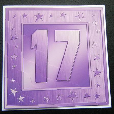 17th Bright Metallic Age Quick Card with Twisted Pyramage by Charlie Angel