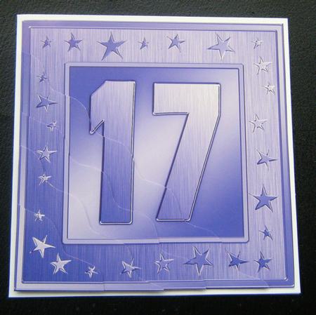 17th Bright Metallic Age Quick Card with Twisted Pyramage by Charlie Angel