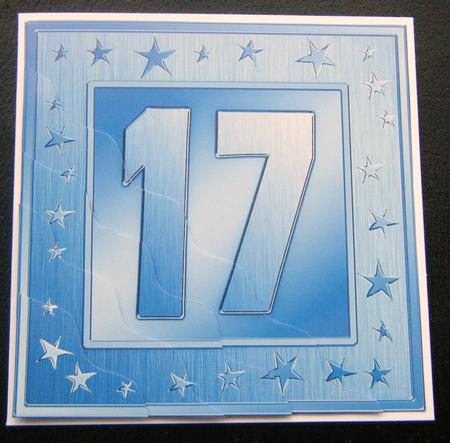 17th Bright Metallic Age Quick Card with Twisted Pyramage by Charlie Angel