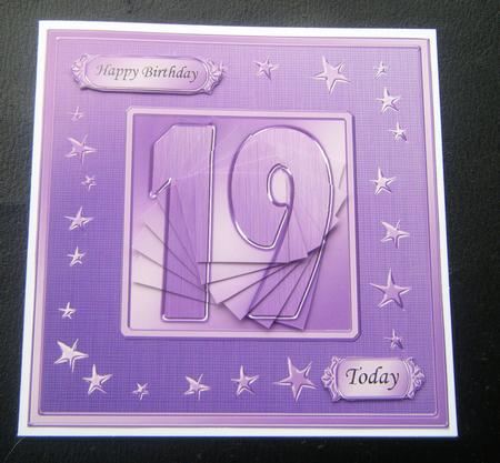 19th Bright Metallic Age Quick Card with Twisted Pyramage by Charlie Angel