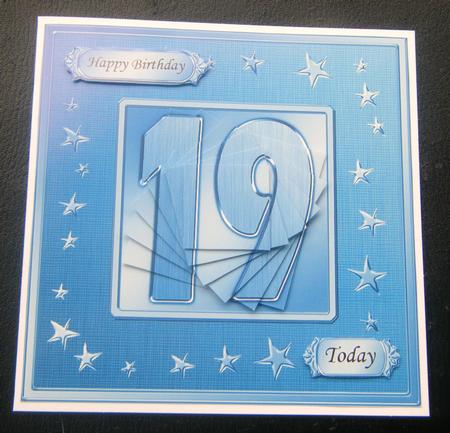 19th Bright Metallic Age Quick Card with Twisted Pyramage by Charlie Angel