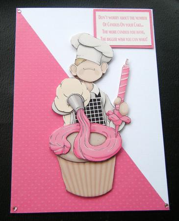 Freshly Baked Doodles Pink Iced by Charlie Angel