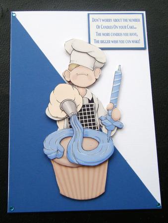 Freshly Baked Doodles Blue Iced by Charlie Angel