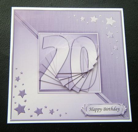 20th Metallic Age Quick Card with Twisted Pyramage by Charlie Angel