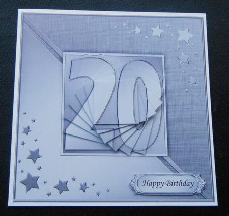 20th Metallic Age Quick Card with Twisted Pyramage by Charlie Angel