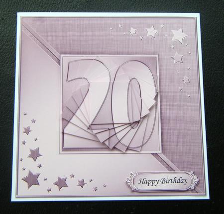 20th Metallic Age Quick Card with Twisted Pyramage by Charlie Angel