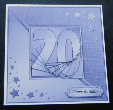 20th Metallic Age Quick Card with Twisted Pyramage by Charlie Angel