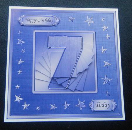 7th Bright Metallic Age Quick Card with Twisted Pyramage by Charlie Angel