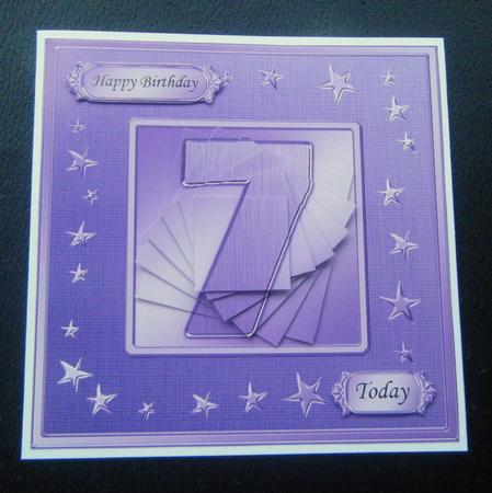7th Bright Metallic Age Quick Card with Twisted Pyramage by Charlie Angel
