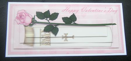 Religious Valentine's Day Pyramid Card by Charlie Angel