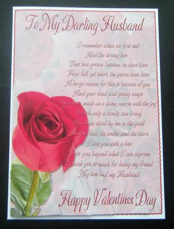 I Remember When -  My Darling Husband Valentines Card by Charlie Angel