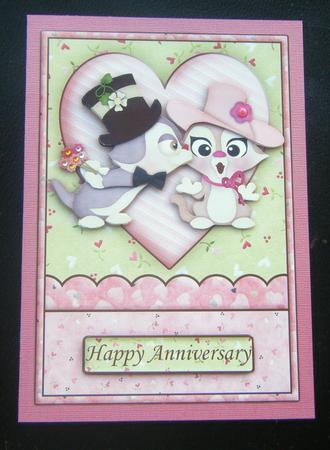 Kitties in Love Topper and Decoupage by Charlie Angel