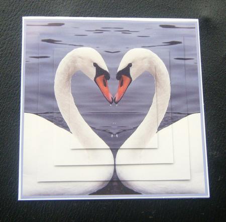 Swan Heart Romance Pyramid by Charlie Angel