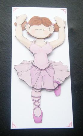 Pink Ballet Doodles by Charlie Angel