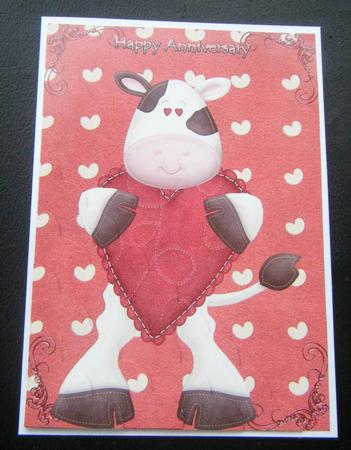 You Moo-ve Me Corner Stacker Card by Charlie Angel