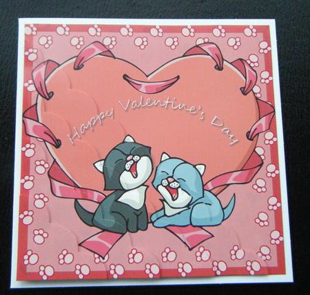 Pussy Cat, Pussy Cat Corner Stacker Card by Charlie Angel