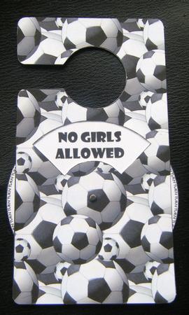 Football Crazy Spinnin' Door Hanger by Charlie Angel