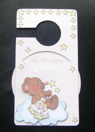 Looking Up to the Stars Female Spinnin' Door Hanger by Charlie Angel