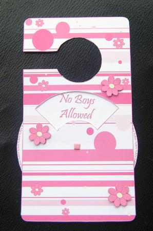 Funky Flowers Spinnin' Door Hanger by Charlie Angel
