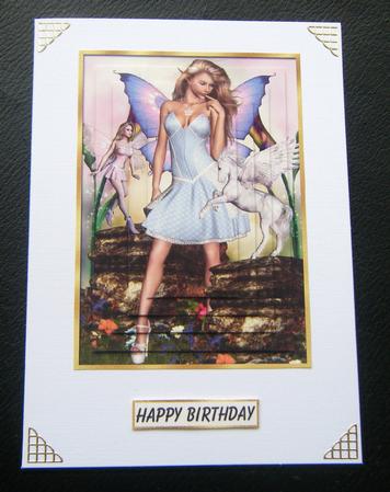Fantasy Garden Fairies Oblong Pyramage by Charlie Angel