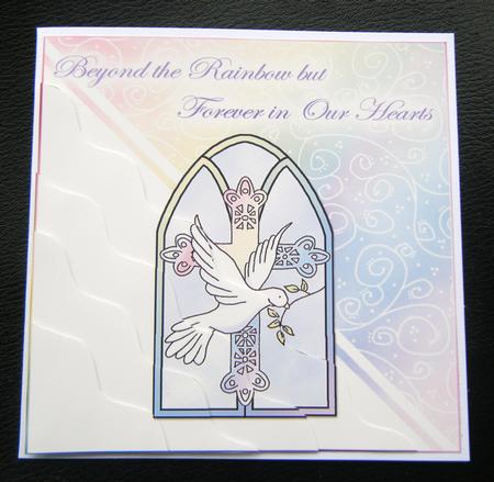 Anniversary of Losing a Loved One Wavy Corner Side Stacker by Charlie Angel