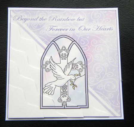 Anniversary of Losing a Loved One Wavy Corner Side Stacker by Charlie Angel