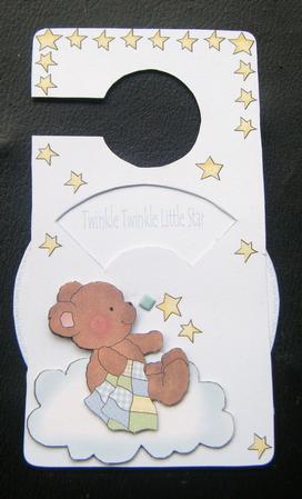 Looking Up to the Stars Male Spinnin' Door Hanger by Charlie Angel